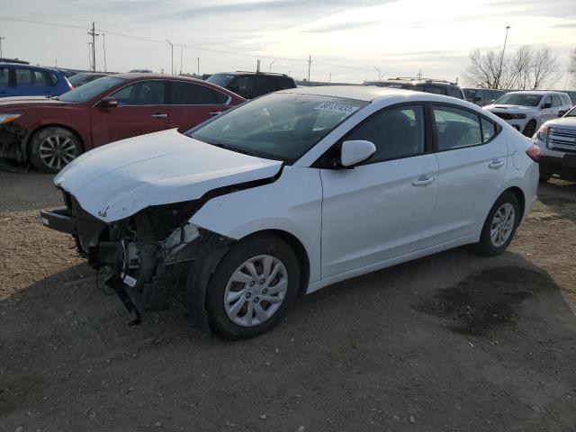 5NPD74LF1KH485615 - 2019 HYUNDAI ELANTRA SE WHITE photo 1