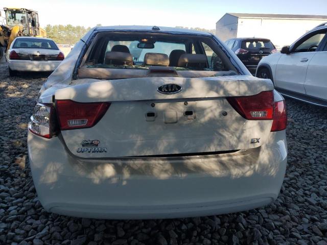 KNAGH4A88A5449530 - 2010 KIA OPTIMA EX WHITE photo 6