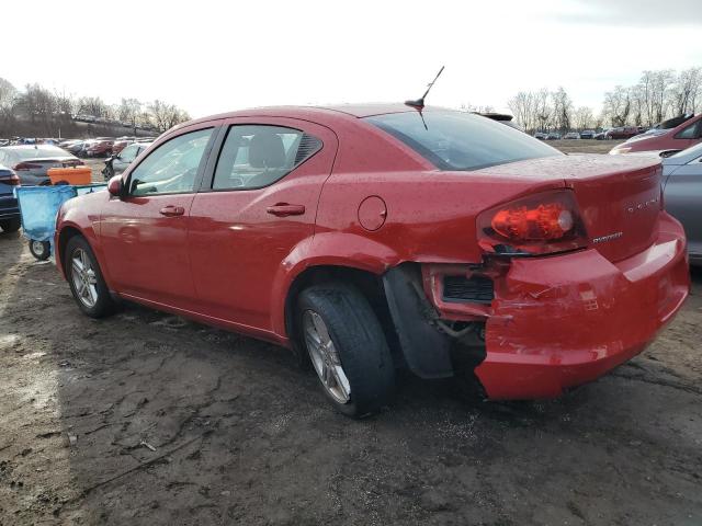 1C3CDZCB8CN137217 - 2012 DODGE AVENGER SXT RED photo 2