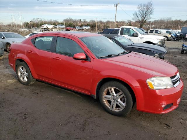 1C3CDZCB8CN137217 - 2012 DODGE AVENGER SXT RED photo 4