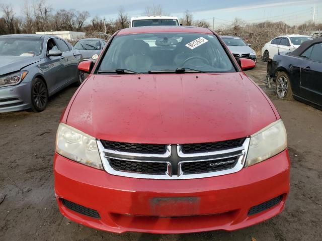 1C3CDZCB8CN137217 - 2012 DODGE AVENGER SXT RED photo 5