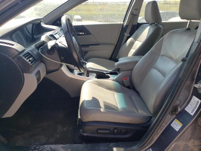 1HGCR2F84EA027118 - 2014 HONDA ACCORD EXL GRAY photo 7