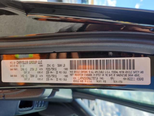 1J4PN2GK8AW179710 - 2010 JEEP LIBERTY SPORT BLACK photo 13