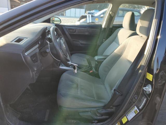 2T1BURHE1FC422939 - 2015 TOYOTA COROLLA L BLACK photo 7