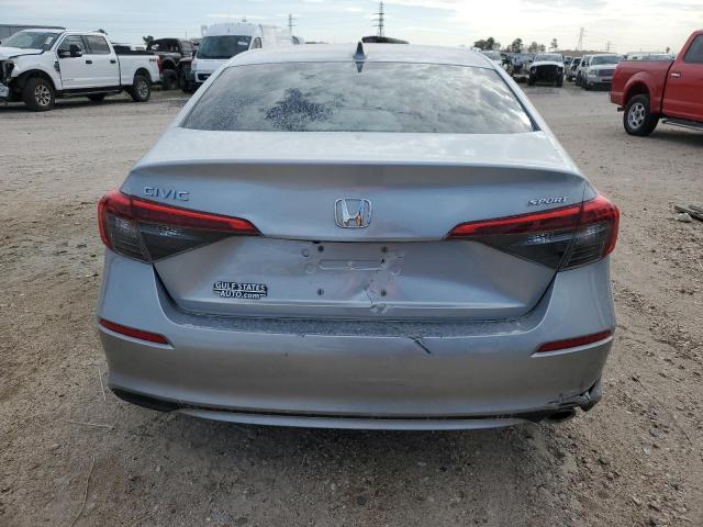 2HGFE2F54NH566595 - 2022 HONDA CIVIC SPORT SILVER photo 6