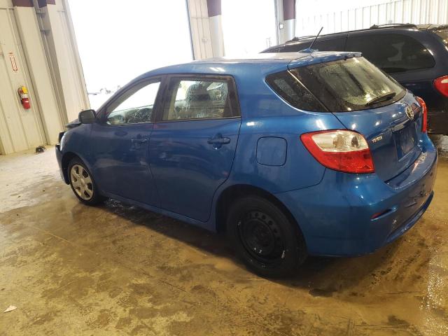 2T1KU40E09C132307 - 2009 TOYOTA COROLLA MA BLUE photo 2