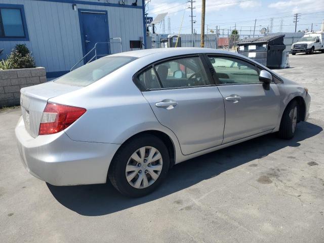 19XFB2F57CE302027 - 2012 HONDA CIVIC LX SILVER photo 3