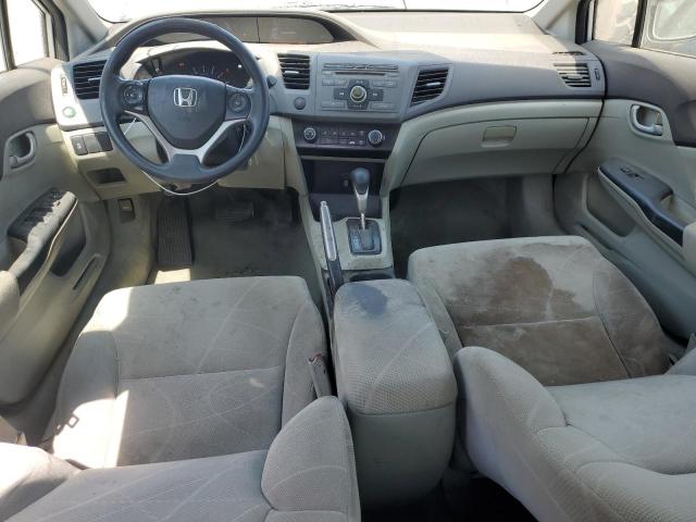 19XFB2F57CE302027 - 2012 HONDA CIVIC LX SILVER photo 8