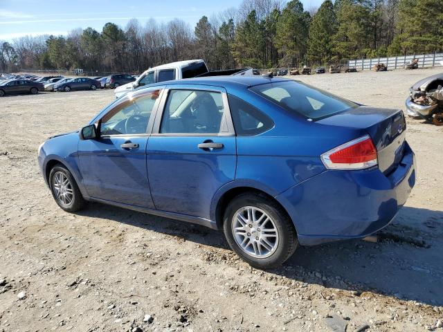 1FAHP35N99W234156 - 2009 FORD FOCUS SE BLUE photo 2