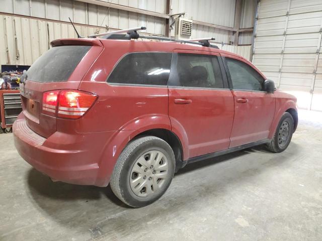 3C4PDCAB3JT319613 - 2018 DODGE JOURNEY 4D SE RED photo 3