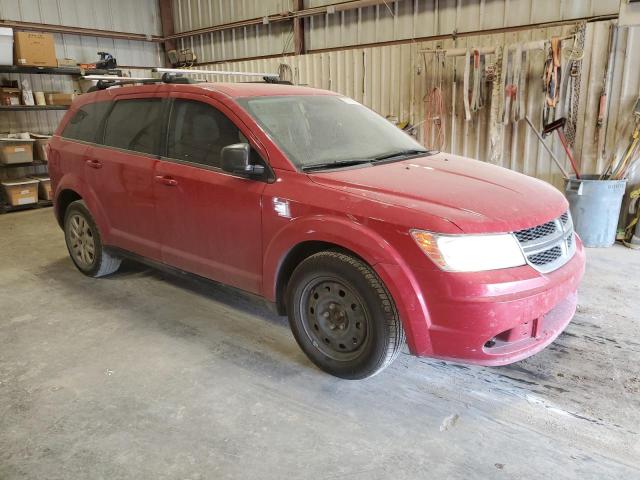 3C4PDCAB3JT319613 - 2018 DODGE JOURNEY 4D SE RED photo 4