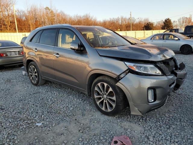 5XYKW4A71EG492808 - 2014 KIA SORENTO SX GRAY photo 4