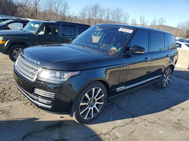 SALGV3TF6EA161089 - 2014 LAND ROVER RANGE ROVE AUTOBIOGRAPHY BLACK photo 1