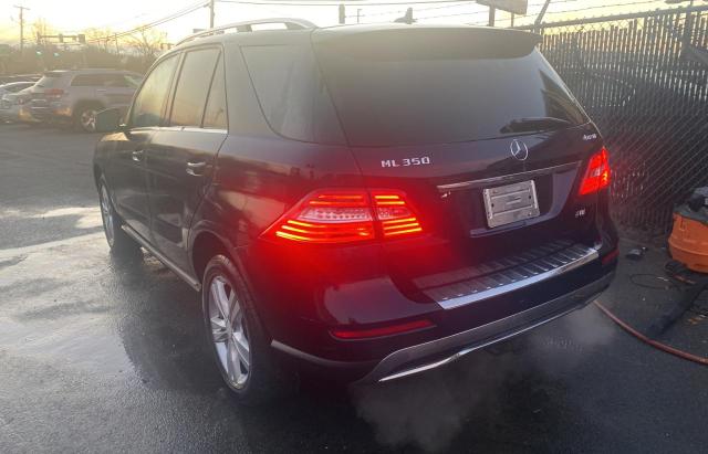4JGDA5HB3FA461936 - 2015 MERCEDES-BENZ ML 350 4MATIC BLUE photo 3