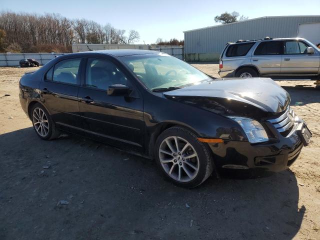 3FAHP07Z78R117482 - 2008 FORD FUSION SE BLACK photo 4