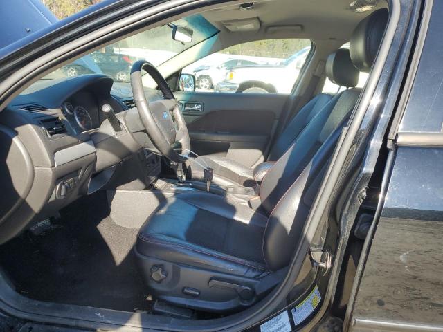 3FAHP07Z78R117482 - 2008 FORD FUSION SE BLACK photo 7