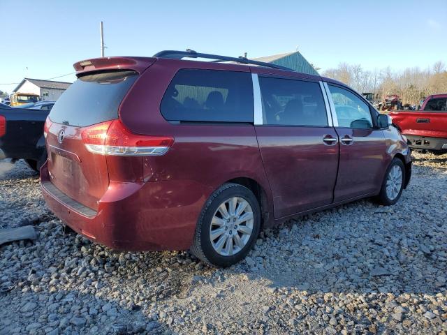 5TDDK3DC7DS063116 - 2013 TOYOTA SIENNA XLE BURGUNDY photo 3