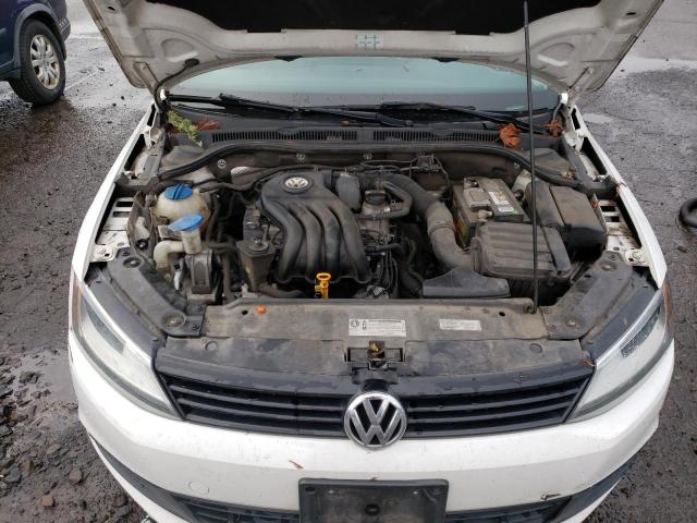 3VW2K7AJ9DM383245 - 2013 VOLKSWAGEN JETTA BASE WHITE photo 11