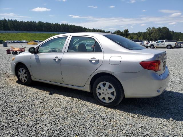 2T1BU40E59C082486 - 2009 TOYOTA COROLLA BASE SILVER photo 2