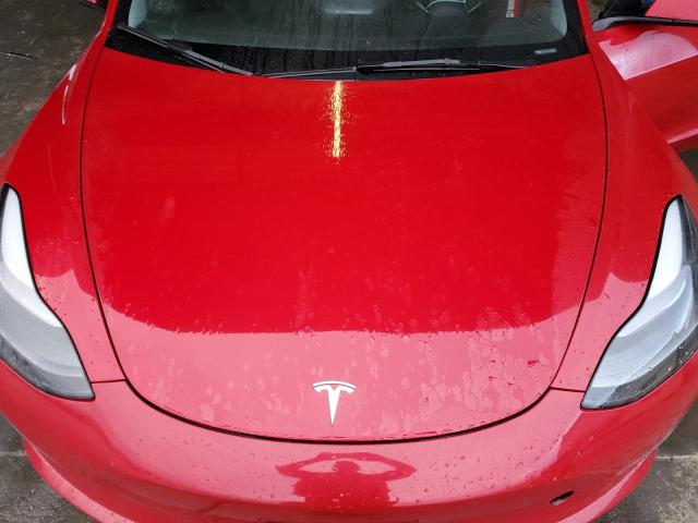 5YJ3E1EA9NF303955 - 2022 TESLA MODEL 3 წითელი ფოტო 11