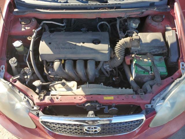 2T1BR30E87C821133 - 2007 TOYOTA COROLLA CE RED photo 11