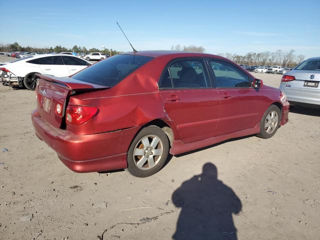 2T1BR30E87C821133 - 2007 TOYOTA COROLLA CE RED photo 3