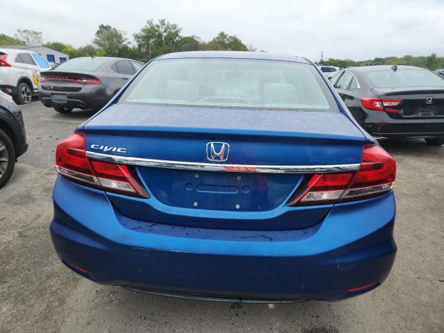 2HGFB2F81EH526414 - 2014 HONDA CIVIC EX BLUE photo 6