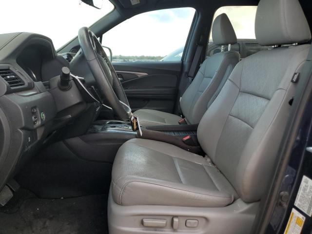 5FNYF7H58MB005058 - 2021 HONDA PASSPORT EXL BLUE photo 7