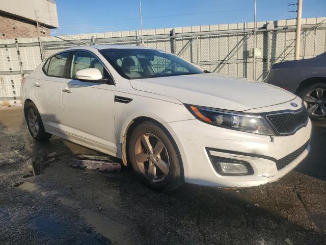 KNAGM4A70F5645715 - 2015 KIA OPTIMA LX WHITE photo 4