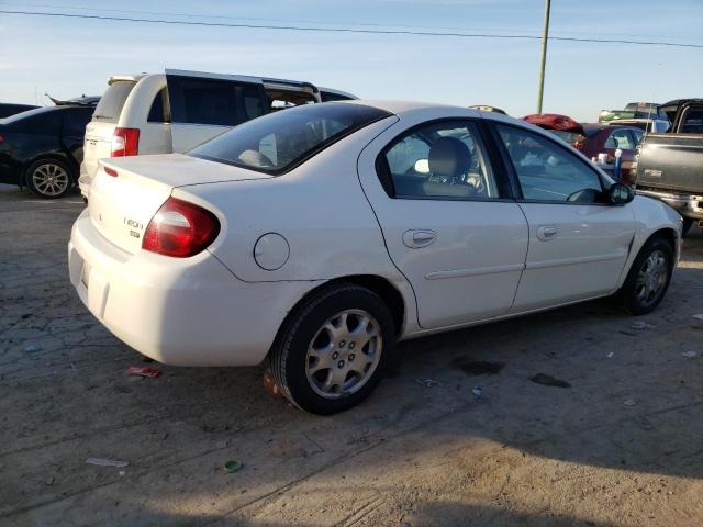 1B3ES56C24D627104 - 2004 DODGE NEON SXT WHITE photo 3