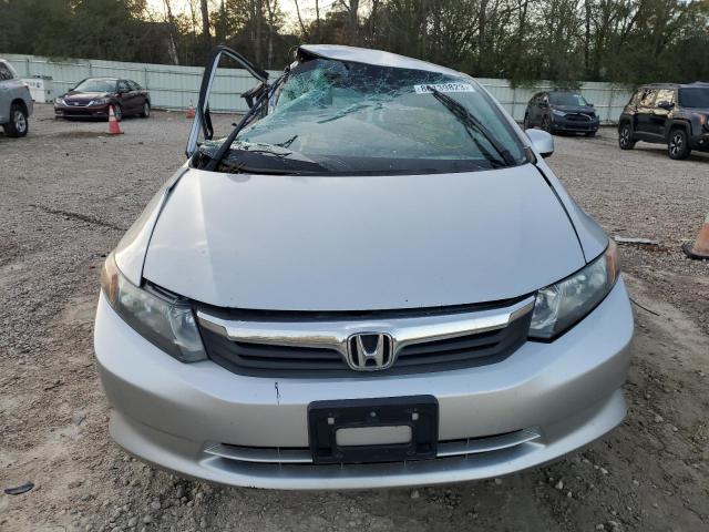 2HGFB2F55CH578633 - 2012 HONDA CIVIC LX SILVER photo 5