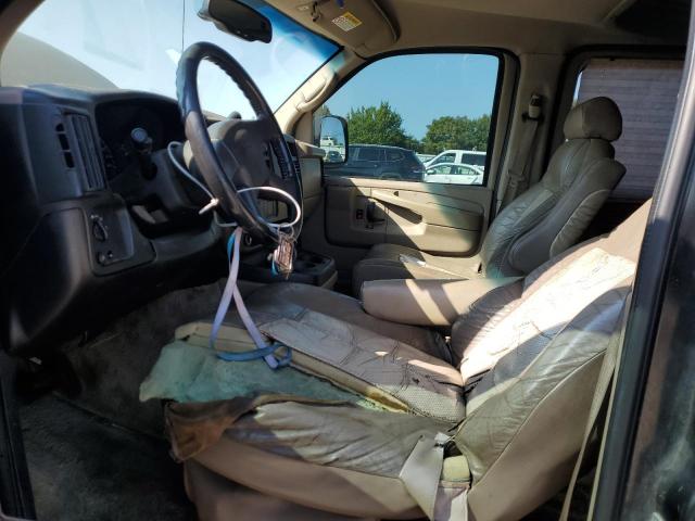 1GBFG15T151208182 - 2005 CHEVROLET EXPRESS G1 BLACK photo 7