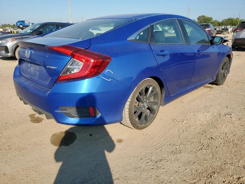 19XFC2F89LE014128 - 2020 HONDA CIVIC SPORT BLUE photo 3