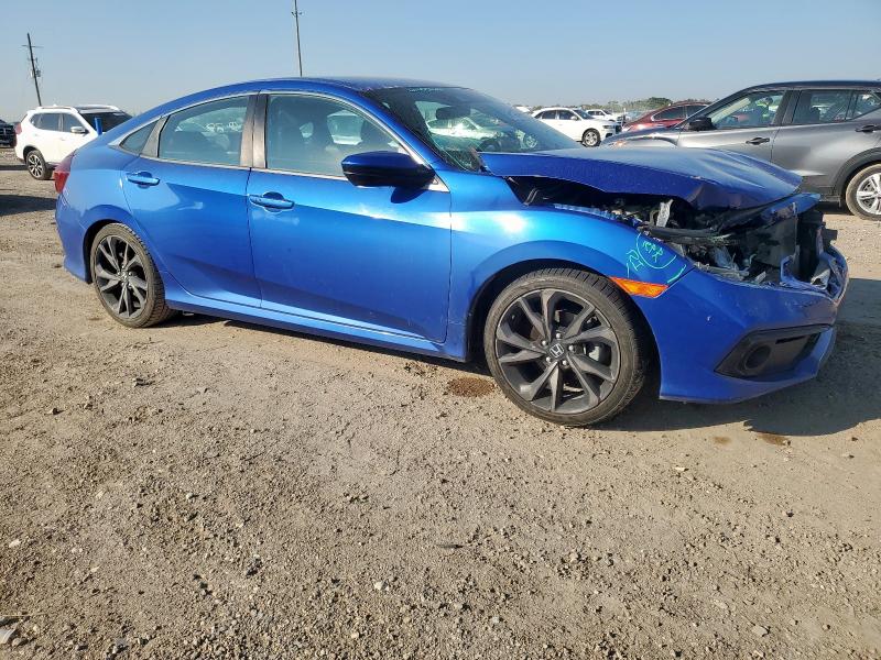 19XFC2F89LE014128 - 2020 HONDA CIVIC SPORT BLUE photo 4