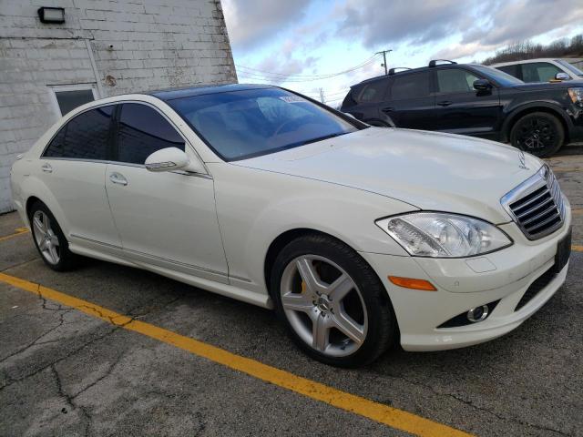 WDDNG71X17A122964 - 2007 MERCEDES-BENZ S 550 WHITE photo 4