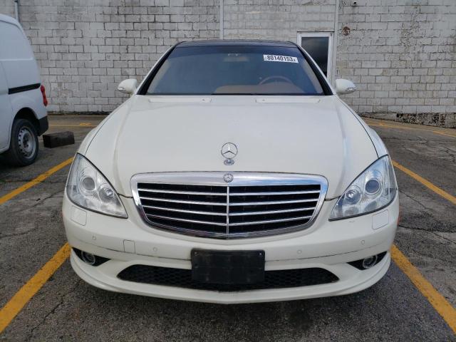 WDDNG71X17A122964 - 2007 MERCEDES-BENZ S 550 WHITE photo 5