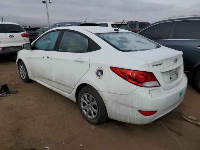 KMHCT4AE3DU302401 - 2013 HYUNDAI ACCENT GLS WHITE photo 2