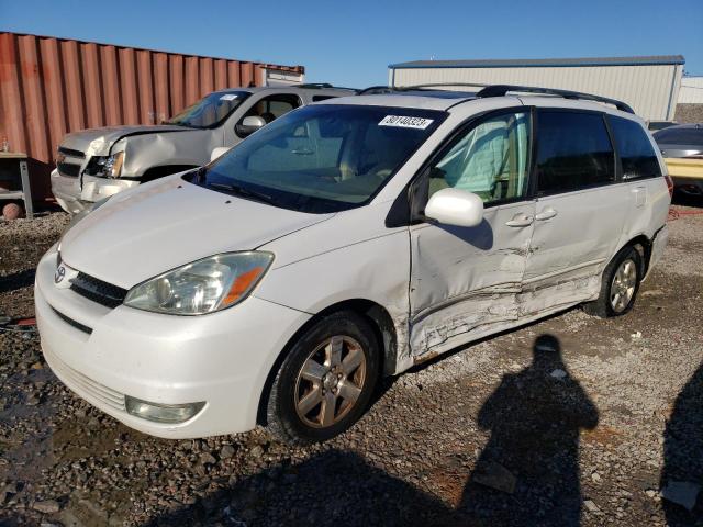 5TDZA22C95S285809 - 2005 TOYOTA SIENNA XLE WHITE photo 1