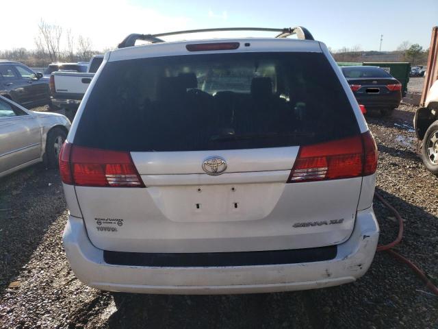 5TDZA22C95S285809 - 2005 TOYOTA SIENNA XLE WHITE photo 6