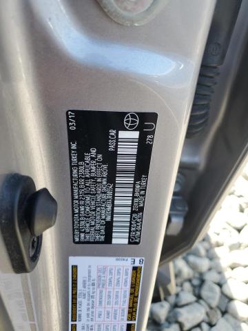 NMTKHMBX4JR005542 - 2018 TOYOTA C-HR XLE Plata foto 12