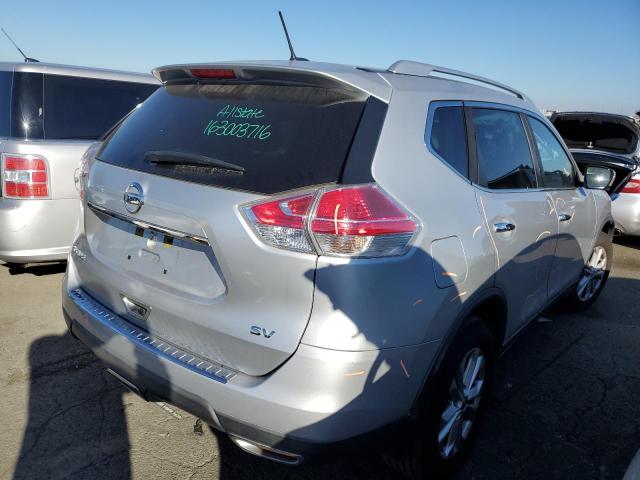 KNMAT2MT6GP652716 - 2016 NISSAN ROGUE S SILVER photo 3