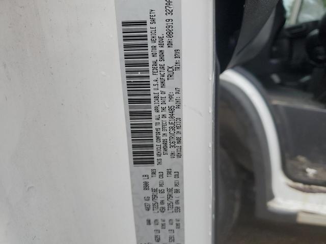 3C6TRVCG8JE104485 - 2018 RAM PROMASTER 2500 HIGH WHITE photo 13