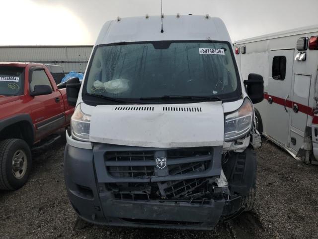 3C6TRVCG8JE104485 - 2018 RAM PROMASTER 2500 HIGH WHITE photo 5