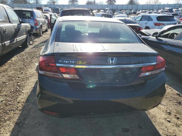 2HGFB2F81EH530298 - 2014 HONDA CIVIC EX BLACK photo 6