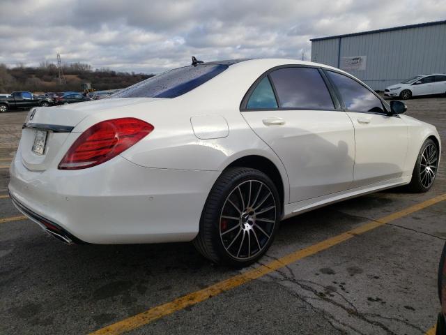 WDDUG8CB2FA106287 - 2015 MERCEDES-BENZ S 550 WHITE photo 3