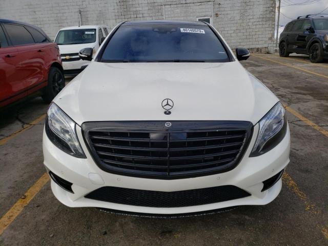 WDDUG8CB2FA106287 - 2015 MERCEDES-BENZ S 550 WHITE photo 5