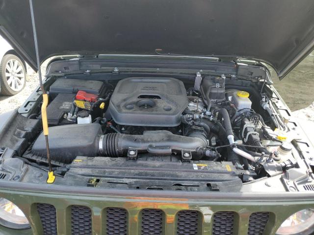 1C4HJXDN2PW617969 - 2023 JEEP WRANGLER SPORT მწვანე ფოტო 11