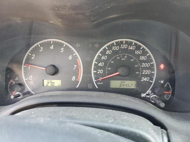 2T1BU4EE1CC810546 - 2012 TOYOTA COROLLA BASE შავი ფოტო 9