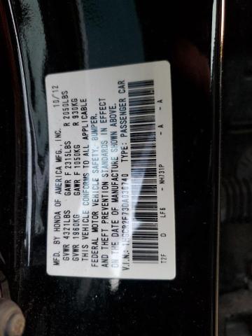 1HGCR2F73DA036740 - 2013 HONDA ACCORD EX BLACK photo 13