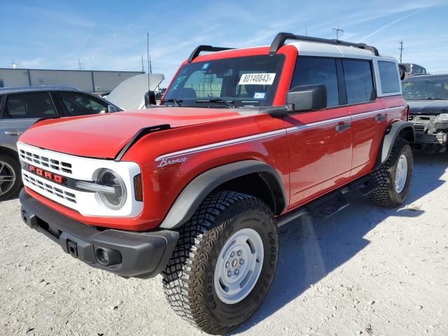 1FMEE4DP7PLA40747 - 2023 FORD BRONCO HERITAGE LIMITED RED photo 1